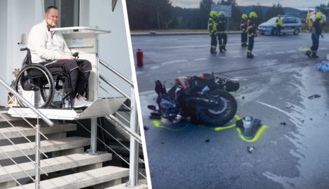 Von Johannes Stallingers Motorrad blieb nach dem Crash mit dem Kleinbus nur ein Trümmerhaufen.