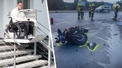 Von Johannes Stallingers Motorrad blieb nach dem Crash mit dem Kleinbus nur ein Trümmerhaufen.