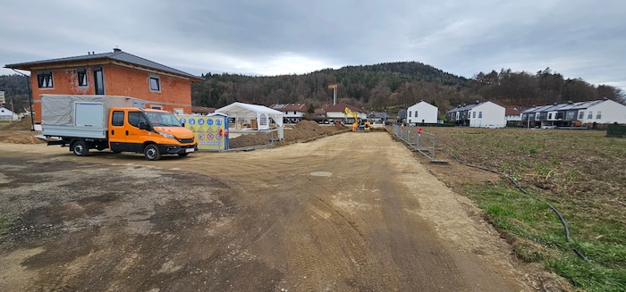 Genügend Platz für die neue Zufahrt.