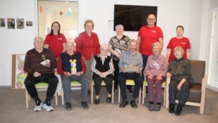 Gute Laune herrschte in der Tagesbetreuung am Pflegestützpunkt in Stinatz. Zu Besuch war auch ...