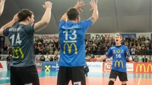 1150 Fans pushten die Ried-Volleyballer zum Finaleinzug