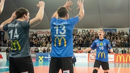 1150 Fans pushten die Ried-Volleyballer zum Finaleinzug