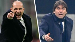 Vielleicht bald neuer Italien-Teamchef: Massimiliano Allegri oder Antonio Conte