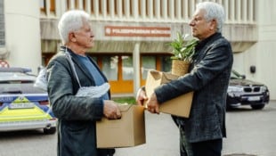 Miroslav Nemec als Hauptkommissar Ivo Batic (li.) und Udo Wachtveitl als Hauptkommissar Franz ...