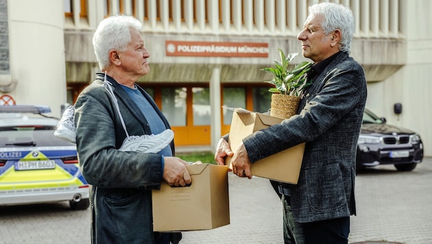 Miroslav Nemec als Hauptkommissar Ivo Batic (li.) und Udo Wachtveitl als Hauptkommissar Franz ...