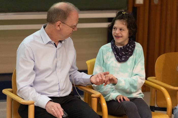 Johannes Zschoke (Medizinische Universität Innsbruck) mit Paulina Guggenbichler