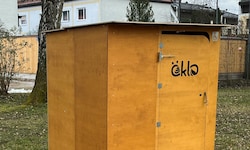 Ein mobiles WC wie dieses war von dem Spielplatz in Salzburg plötzlich verschwunden.