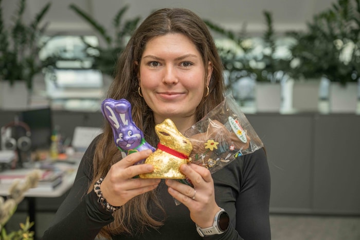 Fanny Gasser: endlich Schokohasen