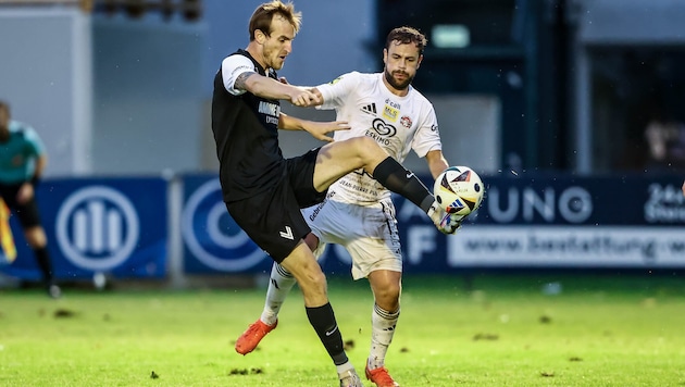 Fabian Schubert (li.) knackte den Torrekord in der Regionalliga Mitte.