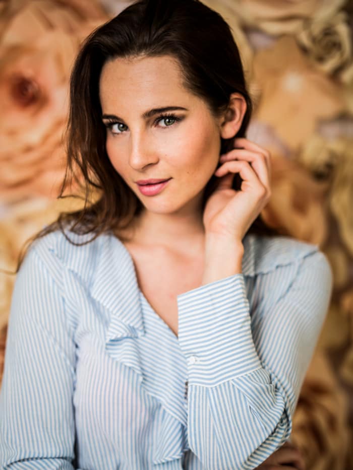 Auch Nicole Mieth dreht in Velden.