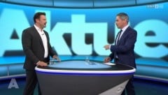 Rafreider vs. Fink: Ein kleines Schmuse-Geplänkel, sorgte für Lacher auf Sendung.