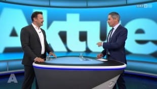 Rafreider vs. Fink: Ein kleines Schmuse-Geplänkel, sorgte für Lacher auf Sendung.