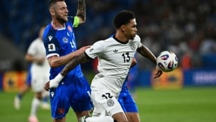 Nnamdi Collins im Ländermatch gegen die Slowakei