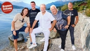 Die Nockis spielen, neben den gemeinsamen Auftritte mit den Legenden, Freitag und Samstag ...