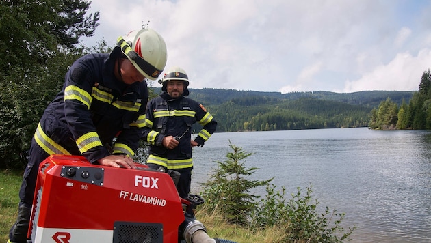 Übungen – etwa rund um Naturkatastrophen – standen auch 2025 an der Tagesordnung der Florianis.