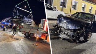 Im Einsatz: Feuerwehr Stinatz mit drei Fahrzeugen und 32 Mitgliedern, Feuerwehr Stegersbach mit ...