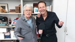 Kennen sich bereits seit 33 Jahren und teilen ein gemeinsames Schicksal: Frank Elstner und ...