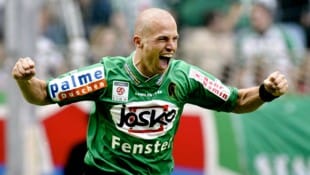Bevor Jürgen Kauz 2004 zu Altach wechselte, jubelte er unter anderem für die SV Ried.