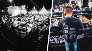 Dominik Pschill alias DJ MIDO (rechts) setzte sich als Sieger unter über 700 Bewerbern durch und ...