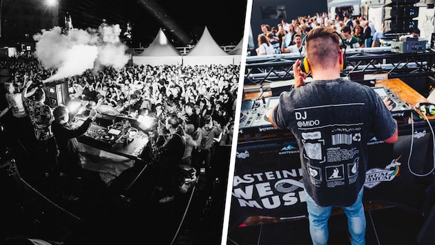 Dominik Pschill alias DJ MIDO (rechts) setzte sich als Sieger unter über 700 Bewerbern durch und ...