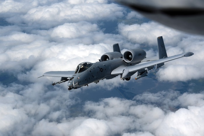 An A-10 fighter jet
