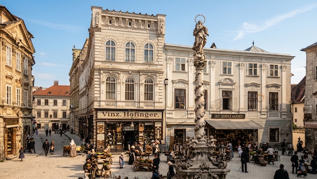 St. Pölten vor ungefähr 115 Jahren: ein Ausschnitt aus dem Video, das auf Instagram und Facebook ...