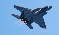 Ein solches US-Kampfflugzeug des Typs F-15E hat der Iran am Freitag abgeschossen.
