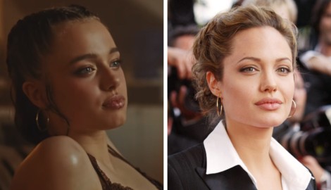 Shiloh (links) schaue ihrer Mama Angelina Jolie (rechts) sehr ähnlich, finden die Fans.