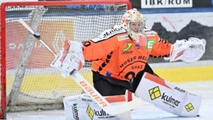 Ersatzgoalie Nico Wieser wird in Fehervar das 99ers-Tor hüten.
