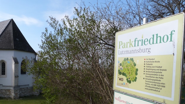 Der Friedensweg soll an dem Parkfriedhof in Lutzmannsburg vorbeiführen.