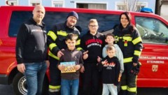 Für die vier Burschen gab es großes Lob.