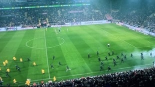 Aus der Reihe: Was man im Stadion nicht sehen will ...