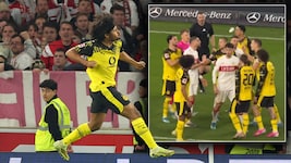 Karim Adeymi traf in Stuttgart spät zur Führung.