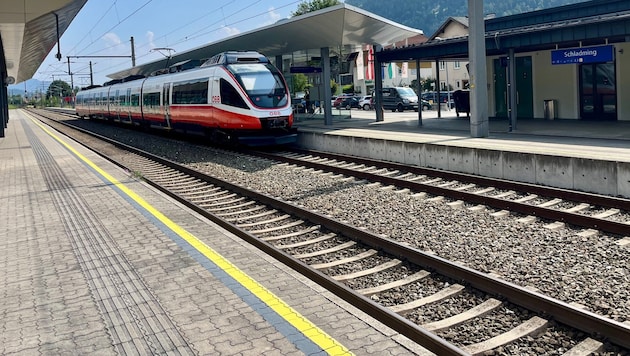 Der Unfall ereignete sich nahe des Schladminger Bahnhofs.
