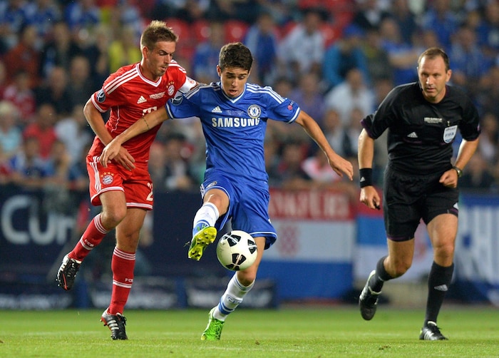 Von 2012 bis 2016 kickte Oscar für die „Blues“.