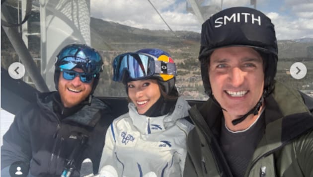 Dieses Bild, das Ski-Olympiasiegerin Eileen Gu auf Instagram geteilt hat, geht um die Welt.