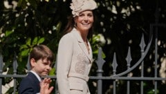 Strahlend in Cremeweiß: Prinzessin Kate feiert bei den Osterfeierlichkeiten in Windsor ihr ...