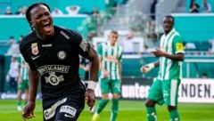 Seedy Jatta traf zum 2:0 für Sturm Graz. 