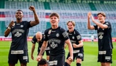 Schwarz-weißer Jubel in Wien-Hütteldorf