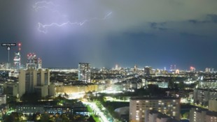 Am Abend zogen Gewitter über weite Teile Österreichs.
