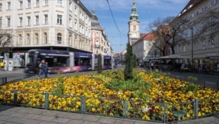 In Graz wurden am Ostersonntag heuer zum ersten Mal 25 Grad gemessen.
