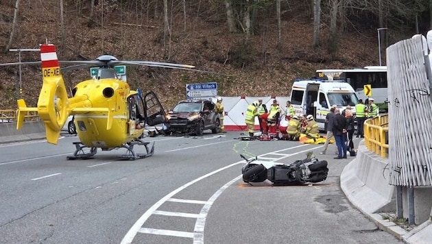Bei der Nesselgrabenbrücke kam es zu dem folgenschweren Crash