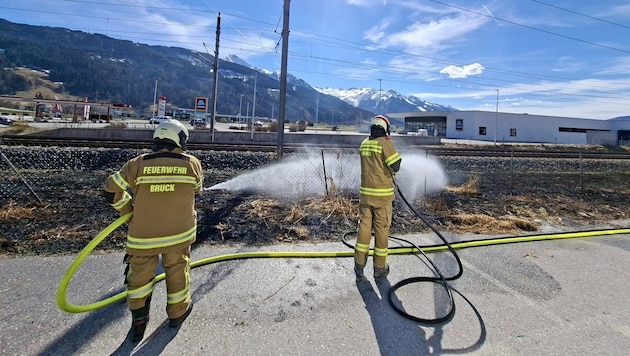 Feuerwehren aus Bruck und Zell am See waren im Einsatz.