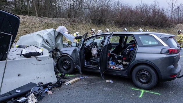 Wie durch ein Wunder erlitten alle Insassen nur leichte Verletzungen.