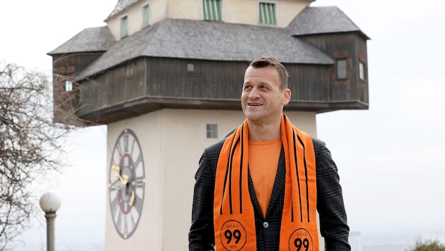 Präsident Herbert Jerich hat die Graz99ers auf ein neues Niveau gehoben, steht mit dem ...