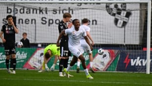 Die Bregenzer (in Schwarz) unterlagen Sturm Graz II vor eigenem Publikum mit 1:3.