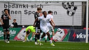 Die Bregenzer (in Schwarz) unterlagen Sturm Graz II vor eigenem Publikum mit 1:3.