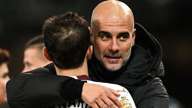 Bernardo Silva (li.) verlässt ManCity zu Saisonende.