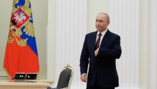 Russlands Machthaber Wladimir Putin vergangene Woche im Moskauer Kreml