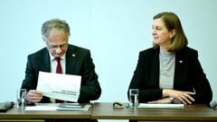 Finanzminister Marterbauer und seine Staatssekretärin Eibinger-Miedl haben harte Wochen vor ...